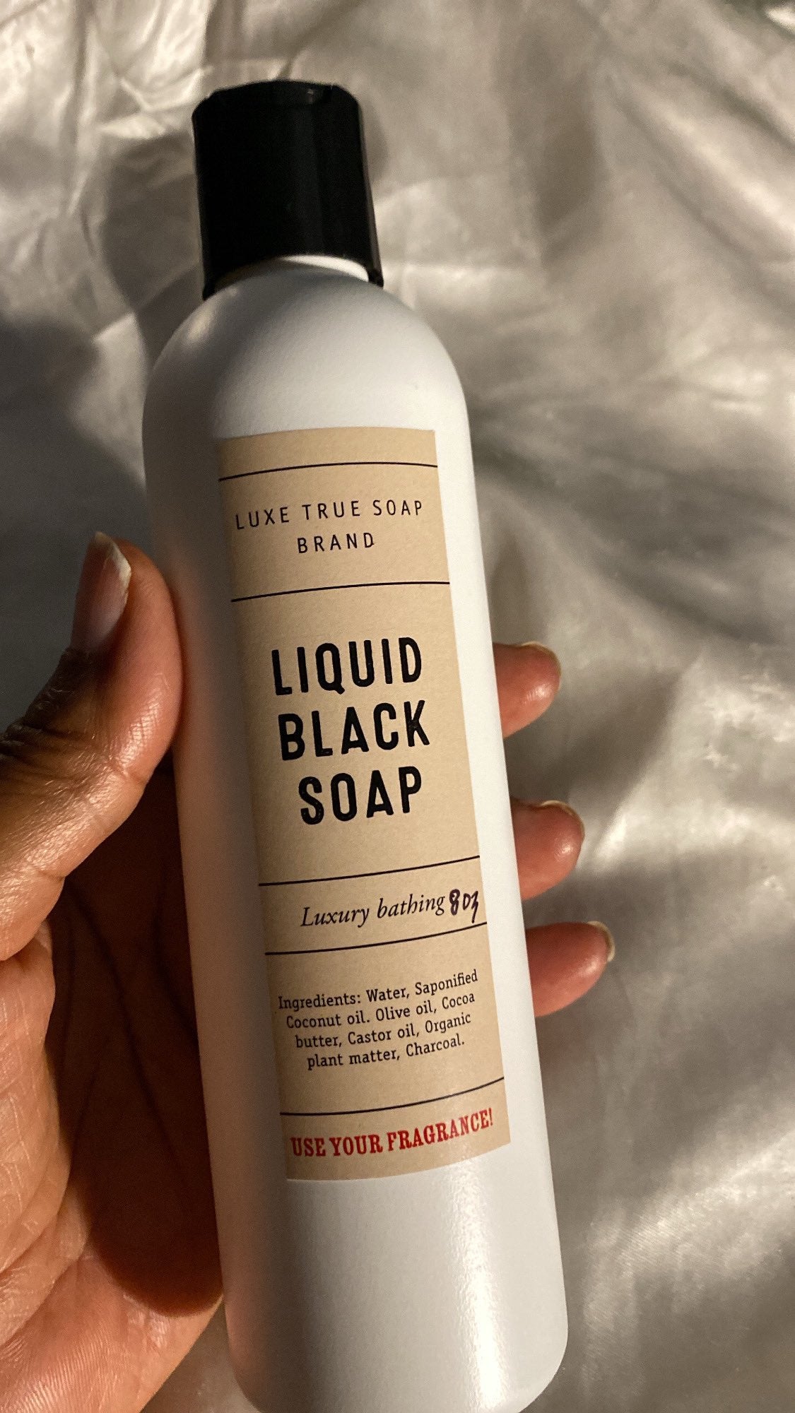 Luxe True Soap liquid black soap