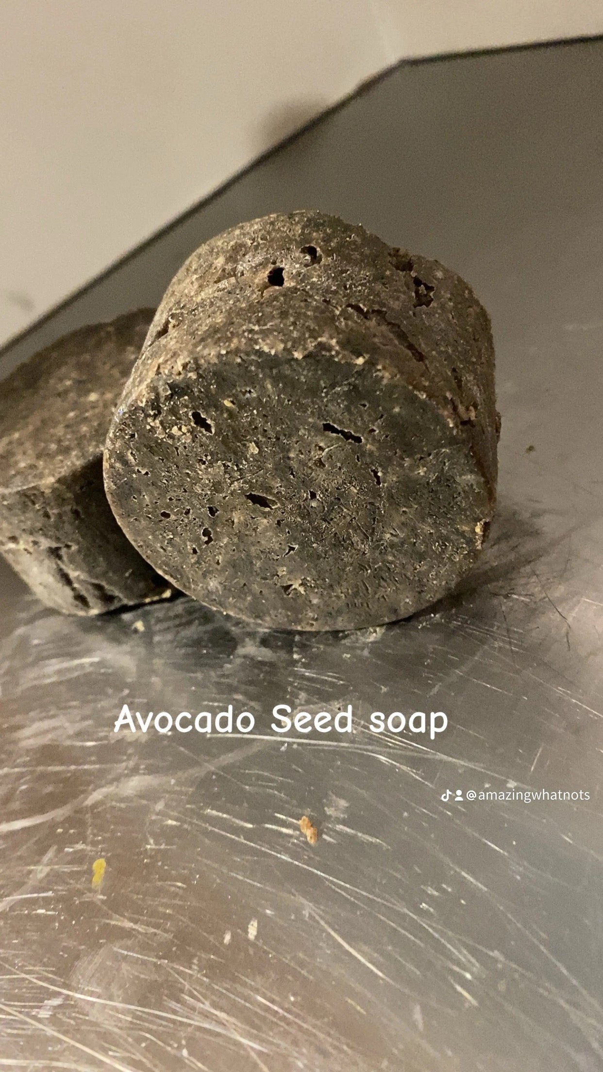 Avocado seed soap